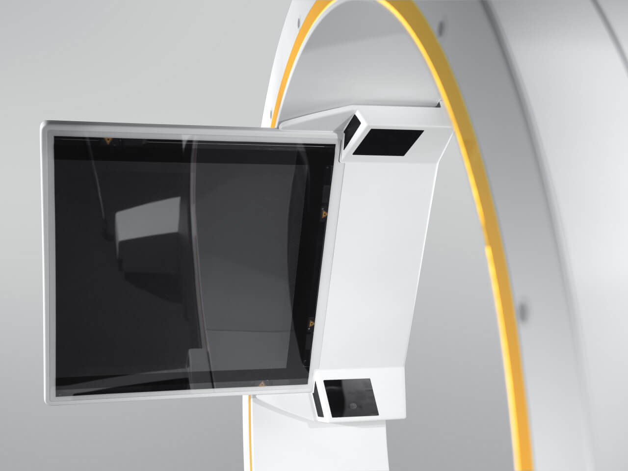 Photo of Loop-X Mobile Imaging Robot's High-End Flat Panel Detector