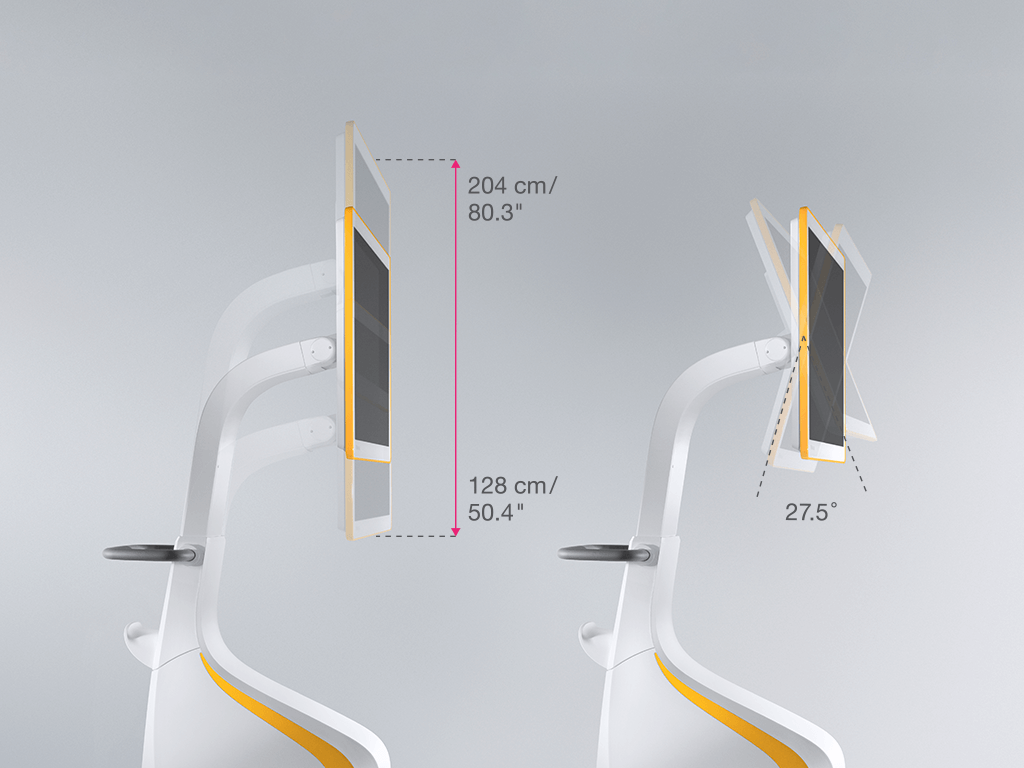 Image illustrating the screen dimensions of Curve Navigation.